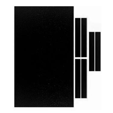 Imagem de Pano de bilhar – feltro de mesa de bilhar profissional serve para mesa padrão de 2,5 m, toalha de mesa de jogo de sinuca para esportes internos com tira de pano de almofada (preto)