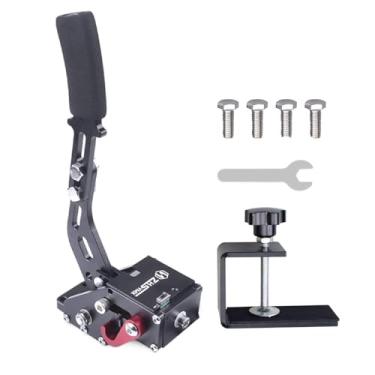 Imagem de ZHSYMX PC/PS4/PS5 USB Handbrak,USB Handbrake PC for 64Bit SIM Racing Games, Compatible with Logitech G29 Simulate Linear Handbrake compatible with PS4/PS5 and PC computer,with Fixing Clip and Plate