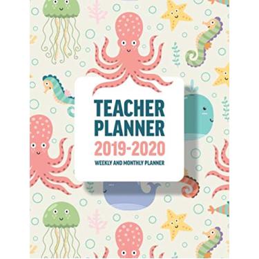 Imagem de Planejador de aulas para professores: semanal e mensal | de agosto a julho de 2019-2020 | Edição Deep Sea: 2019-2020 Planejador de aulas semanal e mensal para professores | ... Planner de aulas para