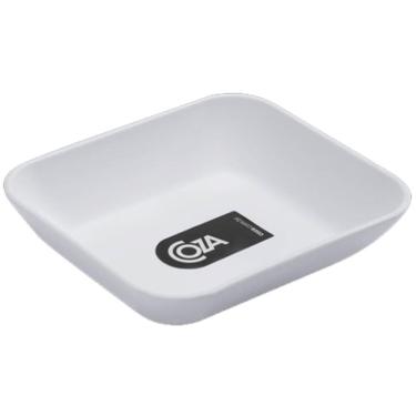 Imagem de 40 Pratos para Petiscos Essential Coza 10x9cm Branco Sushi M