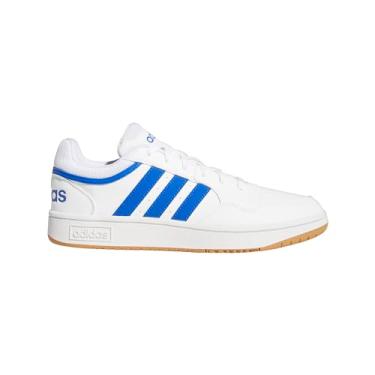 Imagem de adidas Hoops 3.0 Low Sapatos clássicos femininos, Branco/time azul royal/chiclete, 14