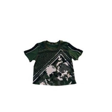 Imagem de Blusa Acostamento Estampa Floral Verde Tomilho Tam. M-Feminino