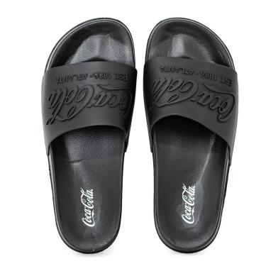 Imagem de Sandália Slide Masculina Coca Cola Groove Confortável Resistente Original 3919-Masculino