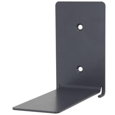 Imagem de Porta Livros De Parede Cinza 6x13cm Organizador Oculto Expositor Masutti