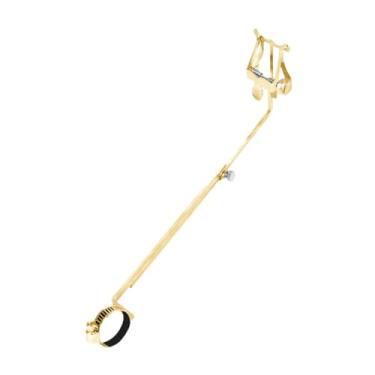 Imagem de UGPLM Clipe de partitura de metal substitui para iniciantes em música acessório de instrumento para trompete braçadeira de lira de marcha trompete lira