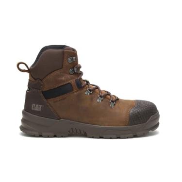Imagem de Cat Footwear Bota masculina Accomplice bico de aço impermeável, marrom real, 38