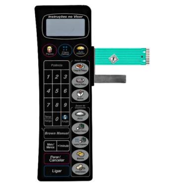 Imagem de Membrana teclado Para Microondas Panasonic Nn 7958 Nn 7858 Nng 79 Curv