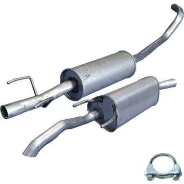 Imagem de Kit Escap Abafador + Silencioso Corsa Sedan G1 1.6 8v 96 04 - ScapJá