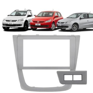 Imagem de Moldura Painel 2 Din para Gol G5, Saveiro e Voyage Design Moderno - Ec