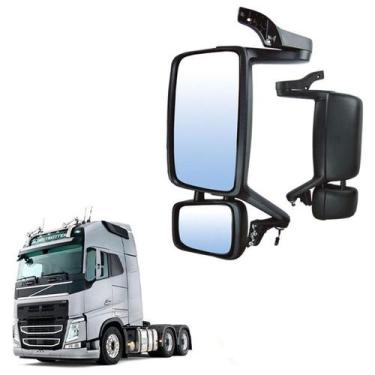 Imagem de Retrovisor Completo Volvo Fh Fm 2014 2015 Le S Desembaçador - Globo