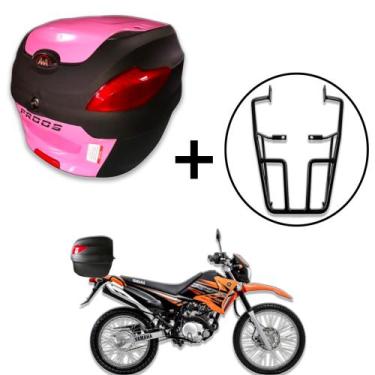 Imagem de Baú 41 litros Awa Proos com Bagageiro para XTZ 125 2002-2016, Rosa
