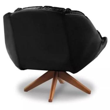 Imagem de Poltrona Decorativa Estofada Base Giratória Califórnia - Fina Mobília,