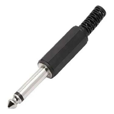 Imagem de Plug P10 Mono Plastico Com Rabicho - Emb 10pçs - Tebera - TEBERA  SB, 