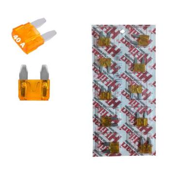 Imagem de Fusível Lamina Mini 10 Und - Hikari, 40 Ah