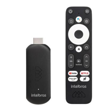 Imagem de Smart Tv Stick Full Hd Intelbras Preto Androidtv Izy Play