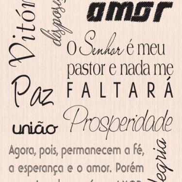 Imagem de Papel de Parede Adesivo Autocolante Vinil Casual Frases E Palavras Mot