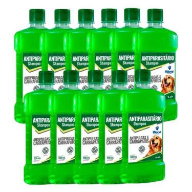 Imagem de Combo 11 Shampoo Antiparasitário World Veterinária Dug's para Cães - 5