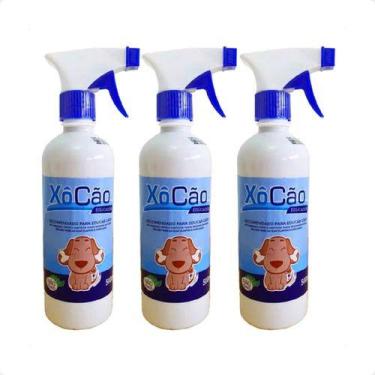 Imagem de 3 Xô Cão Repelente Spray Educador Afasta Cachorro - 500 Ml - Quimiagri