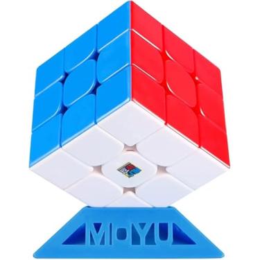 Imagem de Moyu RS3M 2020 Stickerless Adjustable Elasticity Magnetic Speed Cube, Budget Cube - MFJS CubingClassroom Professional 3x3 Speed Cube