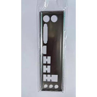 Imagem de SONXIAVIVO Placa mãe I/O Shield placa traseira de substituição em branco para defletor traseiro da placa-mãe MSI B450M-A PRO MAX