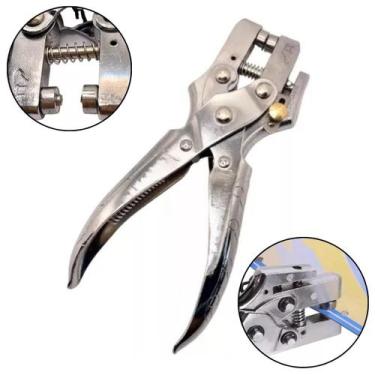 Imagem de Alicate Aplicador Furador Ilhós Linha Profissional+100 Ilhós - Lanmax 