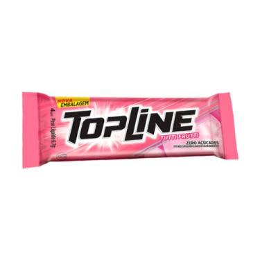 Imagem de Chiclete TopLine Arcor Sabor Tutti Frutti 6,7g