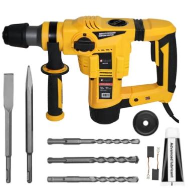 Imagem de Nakasaki Industrial Furadeira Para Concreto Profissional 2000W (220V) - 3 Funções e Sistema SDS-Plus - Martelete