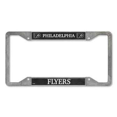 Imagem de Rico Industries Moldura de placa de estanho NHL Hockey Philadelphia Flyers 30,48 cm x 15,24 cm