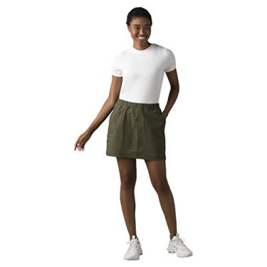 Imagem de prAna Saia feminina com bico duplo, Carga verde, 46