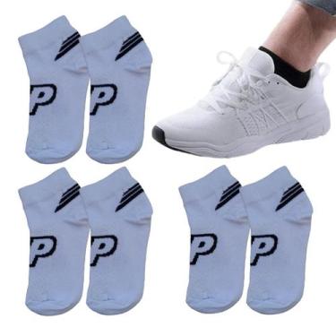 Imagem de Kit 05 Pares Meias Soquete Cano Curto Invisível Feminina Sapatilha Tra