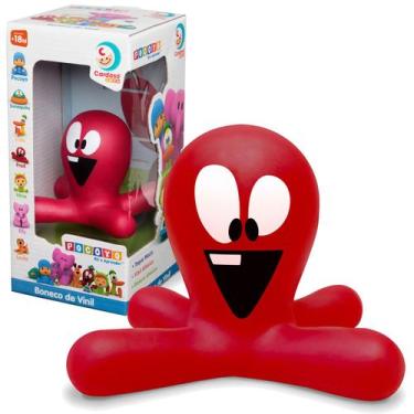 Imagem de Boneco Em Vinil Fred Polvo Brinquedo Pocoyo - Cardoso Toys, Colorido, 