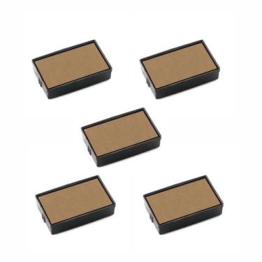 Imagem de Kit 5 Refil Almofada Para Carimbos Automáticos - 14x38mm - Carimbos Ta