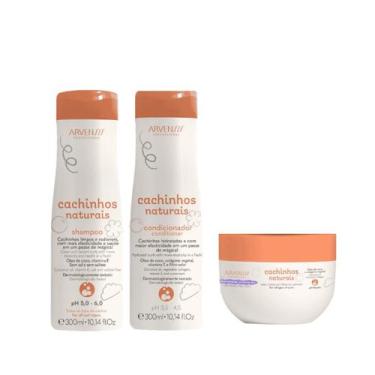 Imagem de Kit Arvensis Vegano Cachinhos Naturais Sh+Cond+geleia Forte