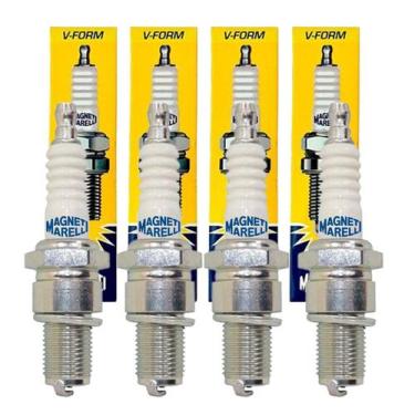 Imagem de Kit 4 Velas Ignição Corsa Monza Uno Fiorino Marelli Original