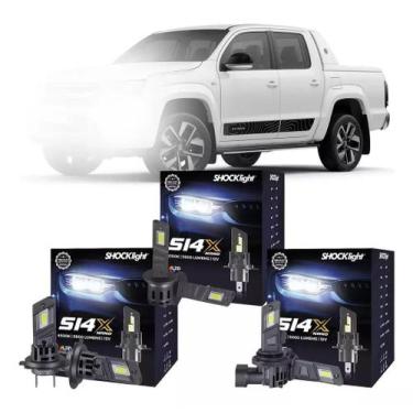 Imagem de Ultra Led S14x 6500k Anti Erro Vw Amarok Alto Baixo Milha - Gusta Car 