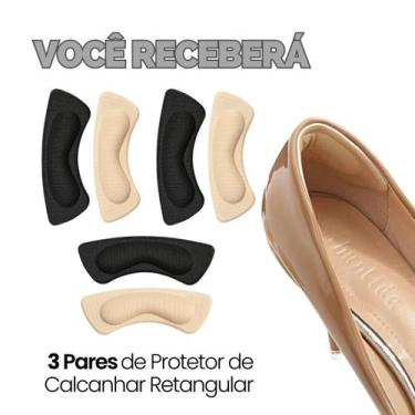 Imagem de Kit Protetor Adesivo De Calcanhar Tendão Aquiles Ajustável Sapatos - E