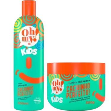Imagem de Kit Kids Cachinho Perfeito! 1 Shampoo 1 Máscara 300ml Oh My! - OH MY! 