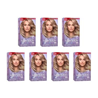 Imagem de Coloraçao Koleston 818 Louro Claro Perola - Kit C/7Un