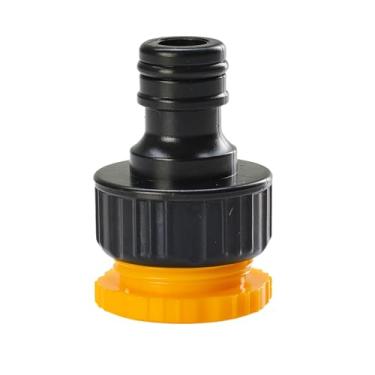Imagem de WAP Adaptador para Mangueira Fêmea Rosca 3/4" e Redução 1/2" em Plástico GAF01, Amarelo e Preto
