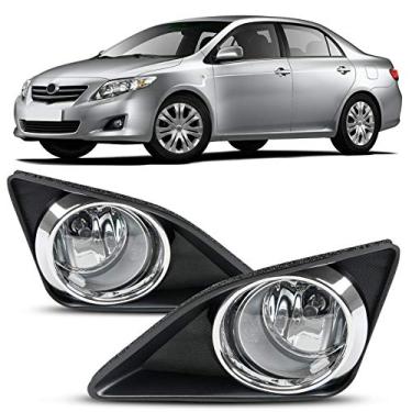 Imagem de DLAA Fog Lights Compatible with Toyota Corolla/Altis2008 2009 2010 Clear Fog Lamps Assembly Replacement Clear Lens