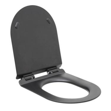 Imagem de Assento Termofixo com Soft Close para Vaso Sanitário Amazonita Pingoo.