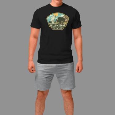 Imagem de Camisetas Básica Masculina Moda De Country confortável Manga Curta - R