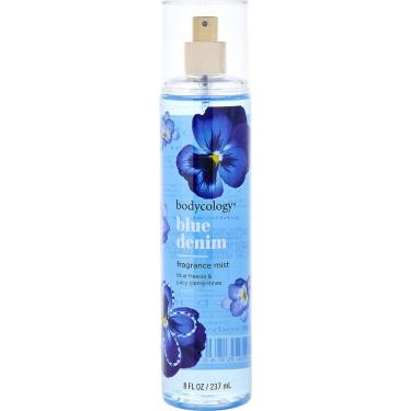 Imagem de Água De Cheiro Feminino Bodycology Blue Denim Fragrance Mist 236 Ml