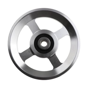 Imagem de Vaveren Polia de rolamento fitness, substituição de roda, equipamento de exercício de baixo ruído, leve, treinamento de força, prático, liga de alumínio, 11.5 Cm