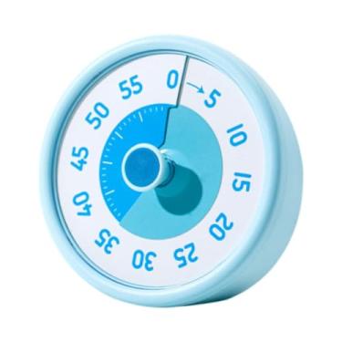 Imagem de Bothyi 60 minutos Visual Timer, com lembrete de sino de anel, despertador de cozimento, cronômetro de contagem do ensino de adultos testando o escritório da, Azul