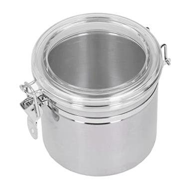 Imagem de Lata de café, Recipiente de café Em Aço Inoxidável Selado Canisters de café Com Tampas Herméticas Convenientes e Versáteis para Armazenar Biscoitos, Farinha, chá, café, Especiarias
