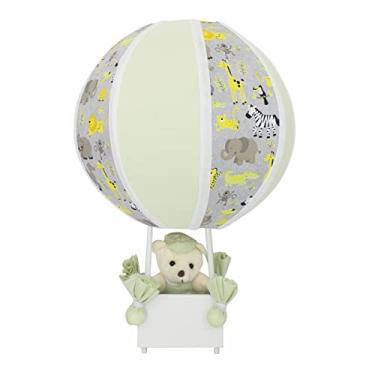 Imagem de Abajur Balãozinho Urso Safári Verde