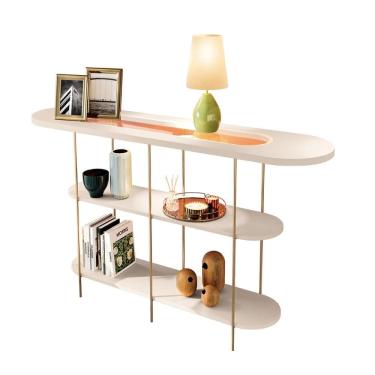 Imagem de Aparador Buffet Infinity com Pés em Aço e Detalhe em Vidro