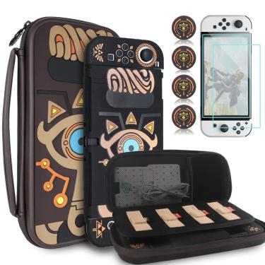 Imagem de Estojo de transporte e acessórios para Switch OLED TikoDirect Black