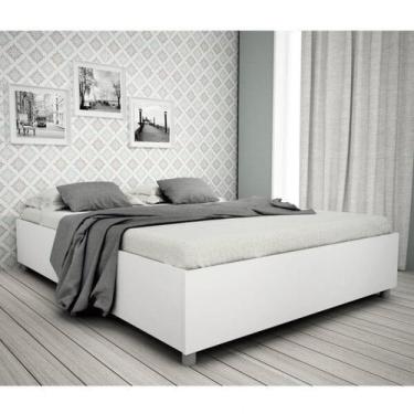 Imagem de Base Cama Super Box Casal 1,38 Framar em mdf Branco